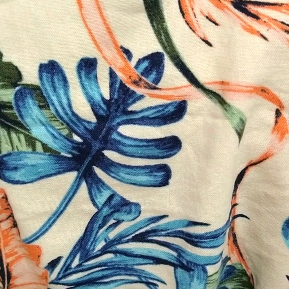 Tahari ASL Sleeveless Printed Linen Jumpsuit - Picture 8 of 11